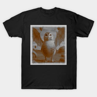 AI generated Owl with bat wings T-Shirt